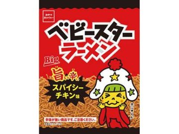 ベビースターラーメン 旨辛スパイシーチキン味６５ｇ×24入り 【全国送料無料】(一部地域別途)の画像