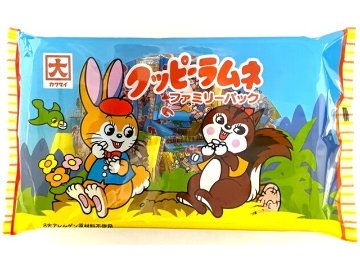 カクダイ クッピーラムネ ファミリーパック２５袋×12入り 【全国送料無料】(一部地域別途)の画像