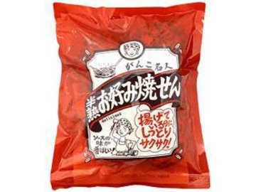 まるせん米菓 半熟お好み焼せん７０ｇ×12入り 【全国送料無料】(一部地域別途)の画像