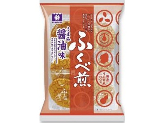 日新製菓 醤油ふくべ煎 ７枚  ×12入り 【全国送料無料】(一部地域別途)の画像
