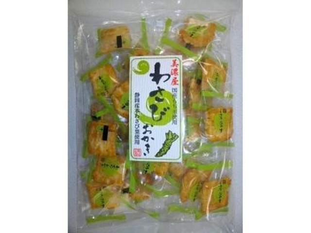 美濃屋 わさびおかき ８０ｇ×12入り 【全国送料無料】(一部地域別途)の画像