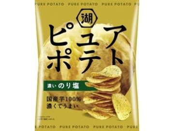 湖池屋 ピュアポテト 濃いのり塩５２ｇ×12入り 【全国送料無料】(一部地域別途)の画像