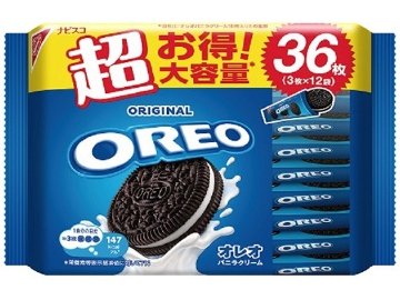 オレオ メガパック バニラクリーム ３枚×１２Ｐ×15入り 【全国送料無料】(一部地域別途)の画像