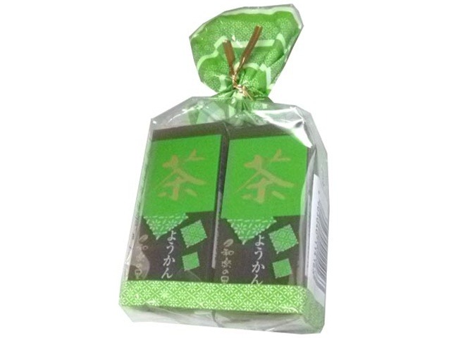 米屋 和楽の里ミニ羊羹４本入茶５７ｇ×４ ×8 【送料込】(一部地域別途)の画像