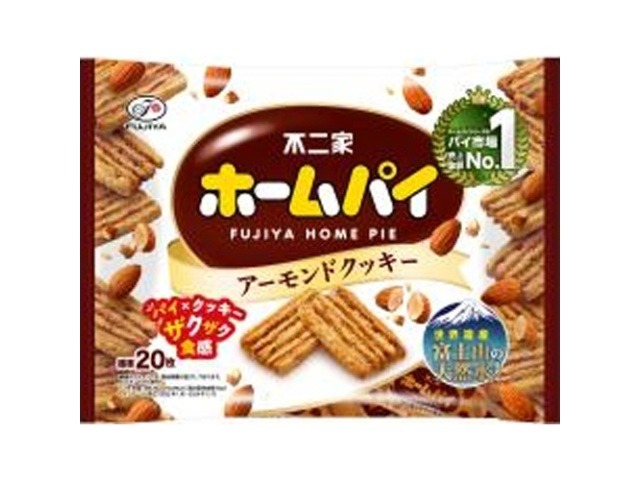 不二家 ホームパイ アーモンドクッキー１４６ｇ  ×16入り 【全国送料無料】(一部地域別途)の画像