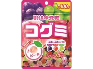 味覚糖 コグミ フルーツアソート８０ｇ×80入り 【全国送料無料】(一部地域別途)の画像