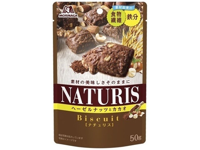 森永 ナチュリス＜ヘーゼルナッツとカカオ＞５０ｇ×64入り 【全国送料無料】(一部地域別途)の画像
