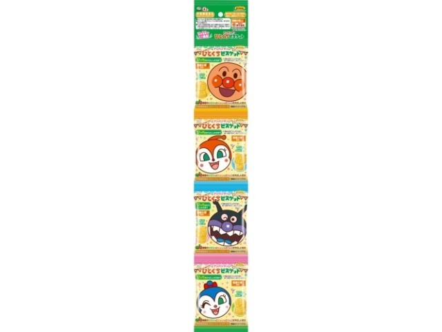 不二家 アンパンマンひとくちビスケット４連８０ｇ×10入り 【全国送料無料】(一部地域別途)の画像