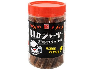 やおきん ポットいかジャーキーブラックペッパー３５ｇ×80入り 【全国送料無料】(一部地域別途)の画像