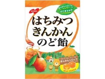 ノーベル はちみつきんかんのど飴１１０ｇ×6入り 【全国送料無料】(一部地域別途)の画像