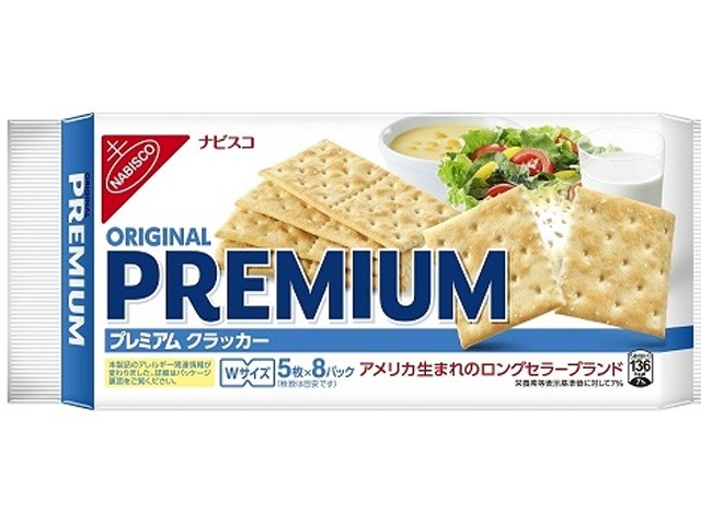 ナビスコ プレミアムクラッカー５枚×８パック ×12 【送料込】(一部地域別途)の画像