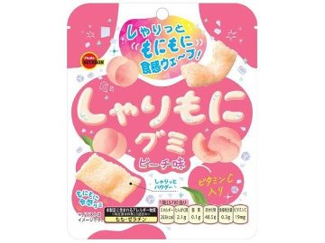 ブルボン しゃりもにグミ ピーチ味５７ｇ×10入り 【全国送料無料】(一部地域別途)の画像