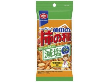 亀田 減塩柿の種 ５７ｇ ×12 【送料込】(一部地域別途)の画像