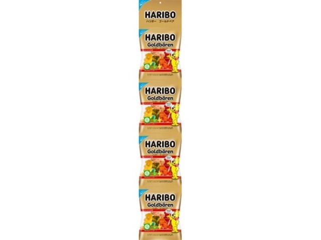 ハリボー ゴールドベア４連グミ ×40 【送料込】(一部地域別途)の画像