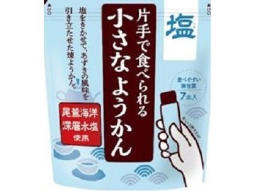 井村屋 片手で食べられる小さなようかん 塩７本×16入り 【全国送料無料】(一部地域別途)の画像