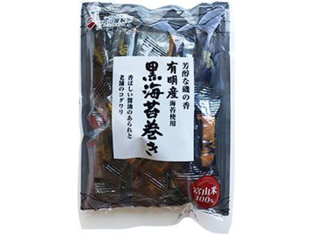 日の出屋 黒海苔巻き ５０ｇ  ×12入り 【全国送料無料】(一部地域別途)の画像