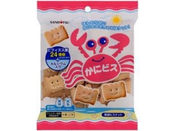 三立製菓 小袋かにビス ６０ｇ×12入り 【全国送料無料】(一部地域別途)の画像