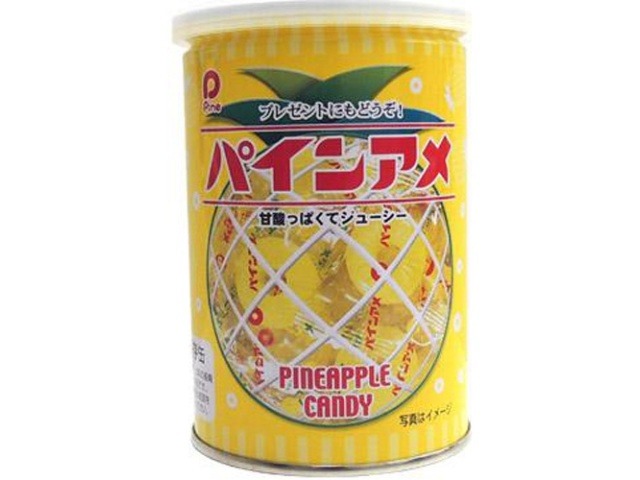 パイン パインアメ缶 ９０ｇ×12入り 【全国送料無料】(一部地域別途)の画像