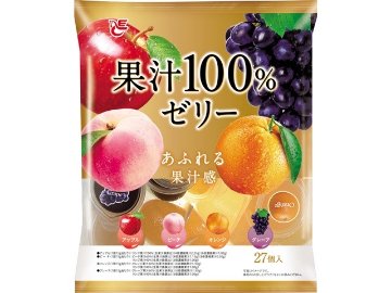 エース 果汁１００％ゼリー ２７個   ×16 【送料込】(一部地域別途)の画像