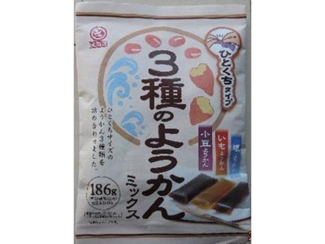 天恵 ３種のようかんミックス１８６ｇ×16入り 【全国送料無料】(一部地域別途)の画像