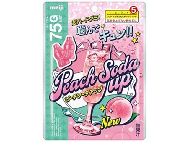 明治 ピーチソーダアップ ７５ｇ×7入り 【全国送料無料】(一部地域別途)の画像