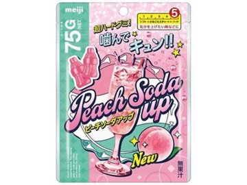 明治 ピーチソーダアップ ７５ｇ×7入り 【全国送料無料】(一部地域別途)の画像