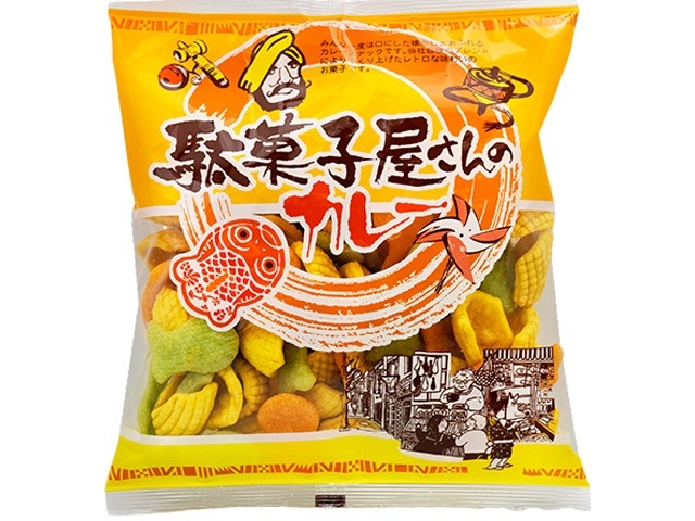やおきん 駄菓子屋さんのカレー５０ｇ  ×12入り 【全国送料無料】(一部地域別途)の画像