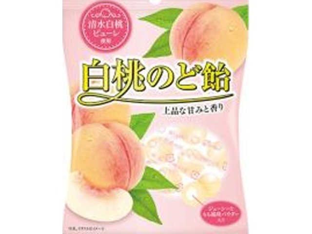 パイン 白桃のど飴 ６５ｇ×10入り 【全国送料無料】(一部地域別途)の画像