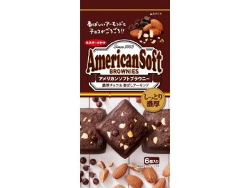 イトウ製菓 アメリカンソフトブラウニー ６個×18入り 【全国送料無料】(一部地域別途)の画像
