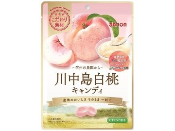 アトリオン 川中島白桃キャンディ７０ｇ×6入り 【全国送料無料】(一部地域別途)の画像