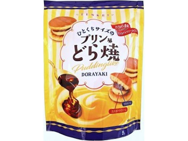天恵 プリン風どら焼 ８５ｇ×12入り 【全国送料無料】(一部地域別途)の画像