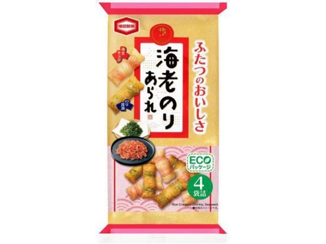 亀田 海老のりあられ ６４ｇ×12入り 【全国送料無料】(一部地域別途)の画像