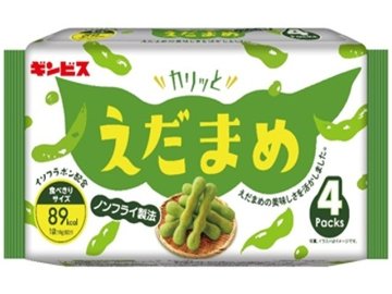 ギンビス カリッとえだまめ ４パック×12入り 【全国送料無料】(一部地域別途)の画像