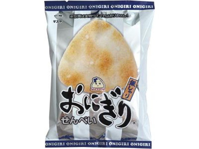 マスヤ ５８ｇおにぎりせんべい銀しゃり×20入り 【全国送料無料】(一部地域別途)の画像