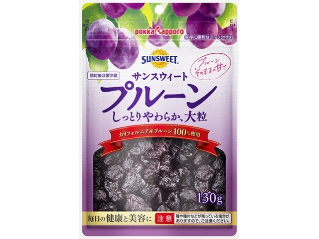 ポッカサッポロフード サンスウィートプルーン１３０ｇ 袋Ａ×20入り 【全国送料無料】(一部地域別途)の画像