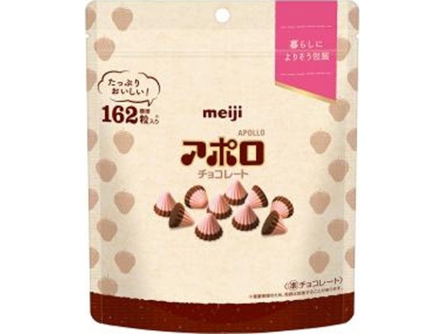 明治 アポロシンプル包装大容量パウチ ２２６ｇ ×10 【送料込】(一部地域別途)の画像
