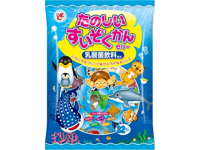 エース たのしいすいぞくかんゼリー ３２個 ×16 【送料込】(一部地域別途)の画像