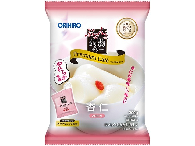 ぷるんと蒟蒻ゼリー プラミアムカフェ杏仁味 １０個×12入り 【全国送料無料】(一部地域別途)の画像
