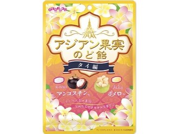 扇雀飴 アジアン果実のど飴 タイ編７５ｇ ×20 【送料込】(一部地域別途)の画像