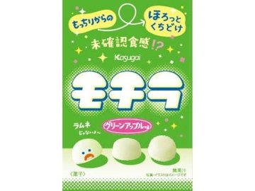 春日井製菓 モチラ グリーンアップル味３９ｇ×6入り 【全国送料無料】(一部地域別途)の画像