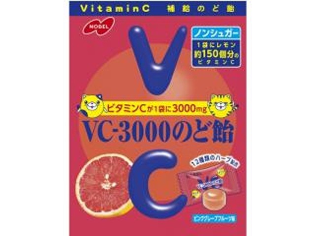 ノーベルＶＣ－３０００のど飴ピンクグレープフルーツ  ×6入り 【全国送料無料】(一部地域別途)の画像