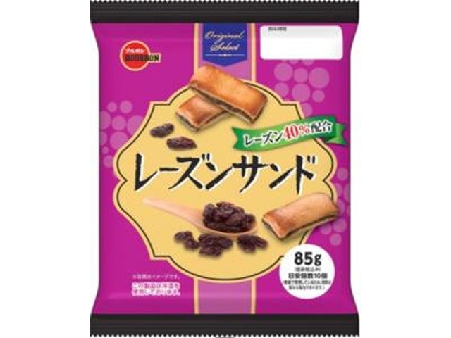 ブルボン レーズンサンド ８５ｇ×24入り 【全国送料無料】(一部地域別途)の画像