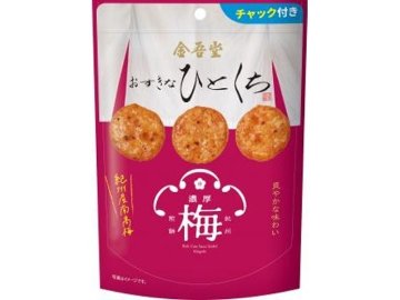 金吾堂 おすきなひとくち 濃厚梅だれ煎餅７８ｇ×12入り 【全国送料無料】(一部地域別途)の画像