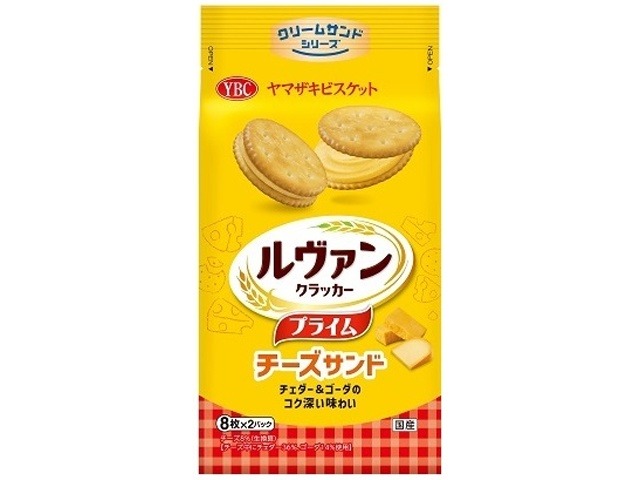 ＹＢＣ ルヴァンプライムチーズサンド １６枚  ×12入り 【全国送料無料】(一部地域別途)の画像