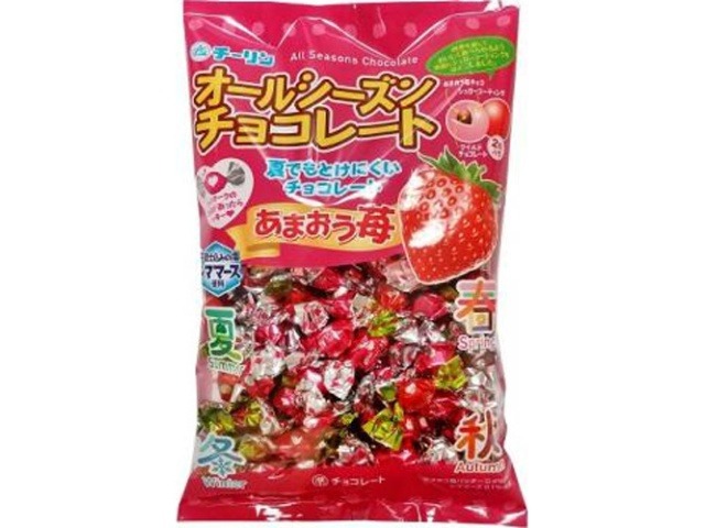 チーリン製菓 あまおう苺オールシーズンチョコ １００ｇ ×24 【送料込】(一部地域別途)の画像