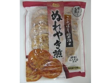 まるせん米菓 ぬれやき煎１０枚×10入り 【全国送料無料】(一部地域別途)の画像