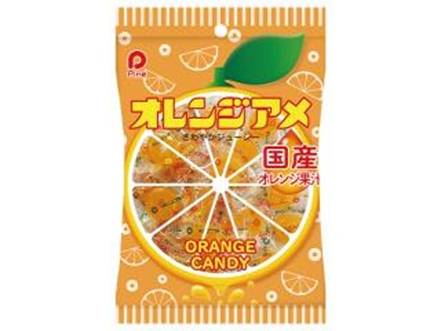 パイン オレンジアメ １１０ｇ  ×6入り 【全国送料無料】(一部地域別途)の画像