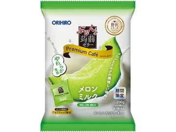 オリヒロプランデュ ぷるんと蒟蒻プレミアムカフェメロンミルク ×12 【送料込】(一部地域別途)の画像