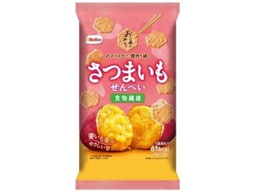 栗山米菓 おこめとおから。さつまいもせんべい ８０ｇ  ×12 【送料込】(一部地域別途)の画像