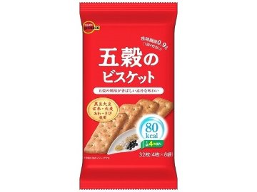 ブルボン 五穀のビスケット ４枚×８袋 ×24 【送料込】(一部地域別途)の画像